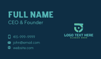 Digital Tech Letter J Business Card