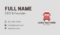 Dump Truck Business Card example 4