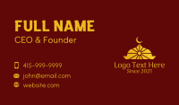 Islamic Moon Temple Business Card Design