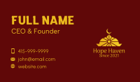 Islamic Moon Temple Business Card