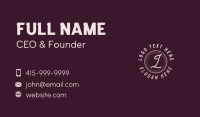 Elegant Lettermark Business Business Card