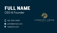 Luxury Equestrian Horse Business Card