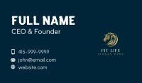 Luxury Equestrian Horse Business Card