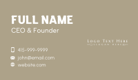 Elite Business Card example 1