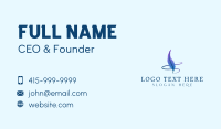 Quill Pen Feather Business Card Design