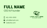 Animal Komodo Dragon Business Card Design