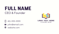 Educational Puzzle Book Business Card