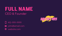 Mural Graffiti Paint  Business Card Design