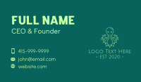 Green Nature Octopus  Business Card