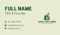 Golfing Varsity Competition Business Card