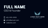 Angel Halo Wings Business Card Design