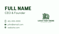 Outdoor Camping Pine Business Card