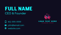 Adult Boobs Cherry Business Card