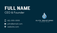 Water Droplet Splash Business Card
