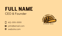 Chainsaw Logging Forest Business Card