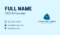 Triangle Cube Tech Business Card