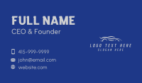 Sports Car Race Business Card