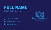 Blue Tech Camera Business Card