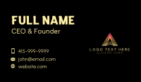 Creative Agency Pyramid Business Card Design