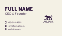 Pet Dog Walker Business Card