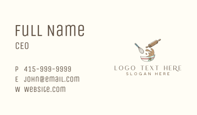 Dessert Cookie Baking Business Card Image Preview
