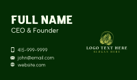 Organic Leaf Landscaping Business Card