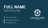 Water Supplier Business Card example 3