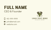 Natural Organic Grapes Business Card