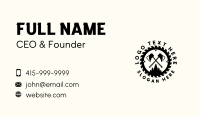 Axe Saw Carpentry Business Card