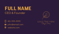 Elegant Gold Aviary  Business Card