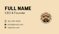 Tree Chainsaw Forestry Business Card