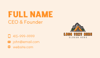 Mountain Camping Exploration Business Card