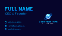 Cyber Globe Circuit Business Card