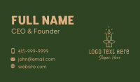Leaf Scented Candle Business Card