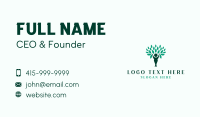 Human Tree Plant  Business Card