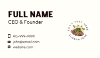 Organic Pasta Restaurant Business Card Design