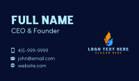 Fire Ice Industrial Business Card