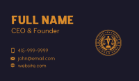 Jurist Business Card example 4