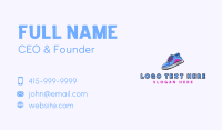 Fashion Activewear Shoes Business Card Design