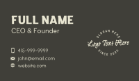 Urban Freestyle Wordmark Business Card Design