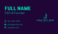 Pixelated Business Card example 3