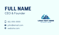 Paint Brush Roof Business Card Design
