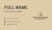Pet Groomer Business Card example 1