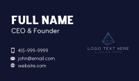 Tech Pyramid Triangle Business Card