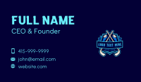 Hockey Sport Tournament Business Card