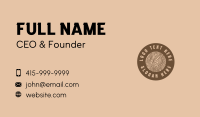 Woodgrain Craft Workshop Business Card