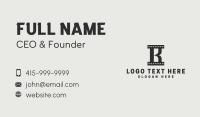 Film Production Letter K Business Card