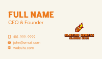 Blazing Football Business Card Image Preview