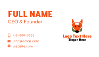 Fox Weighing Machine Business Card