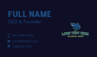 Blue Shark Business Card example 1